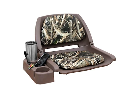 Wise Company WISE 8WD139CLS CAMO PADDED PLASTIC FOLD DOWN SEAT - MAX 5